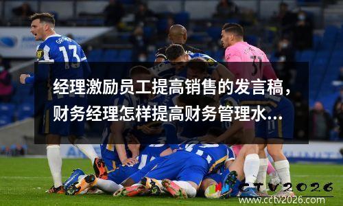 经理激励员工提高销售的发言稿，财务经理怎样提高财务管理水平