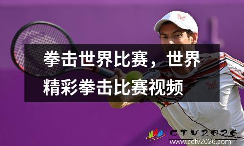 拳击世界比赛，世界精彩拳击比赛视频