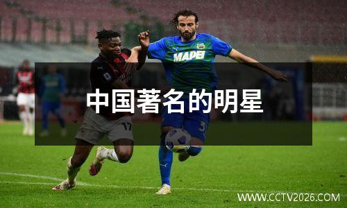 中国著名的明星