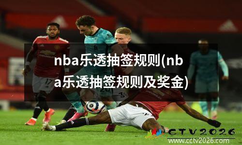 nba乐透抽签规则(nba乐透抽签规则及奖金)