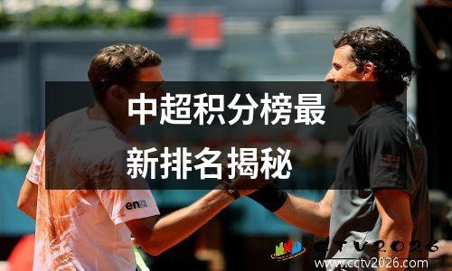 中超积分榜最新排名揭秘