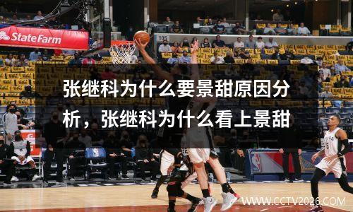 张继科为什么要景甜原因分析，张继科为什么看上景甜