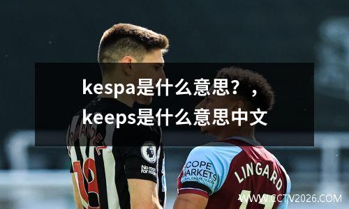 kespa是什么意思？，keeps是什么意思中文