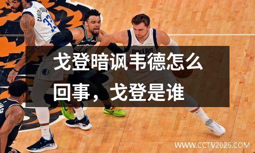 戈登暗讽韦德怎么回事，戈登是谁