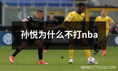 孙悦为什么不打nba