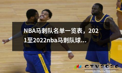 NBA马刺队名单一览表，2021至2022nba马刺队球员