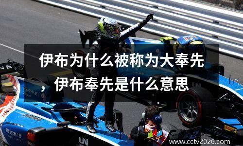 伊布为什么被称为大奉先，伊布奉先是什么意思