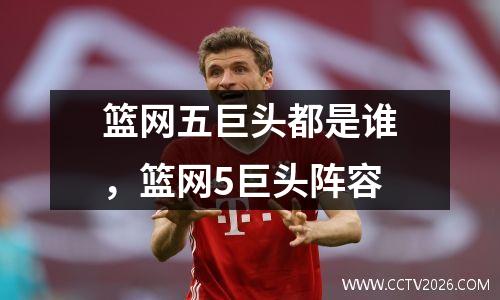 篮网五巨头都是谁，篮网5巨头阵容