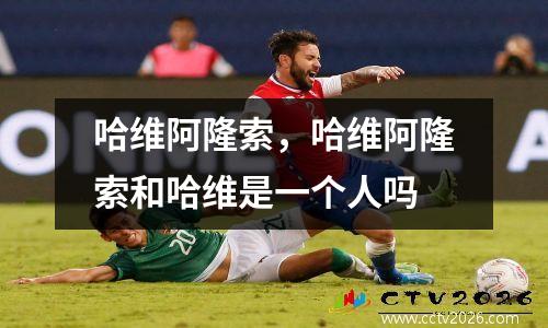 哈维阿隆索，哈维阿隆索和哈维是一个人吗