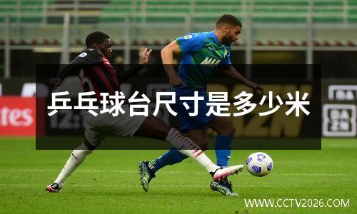乒乓球台尺寸是多少米