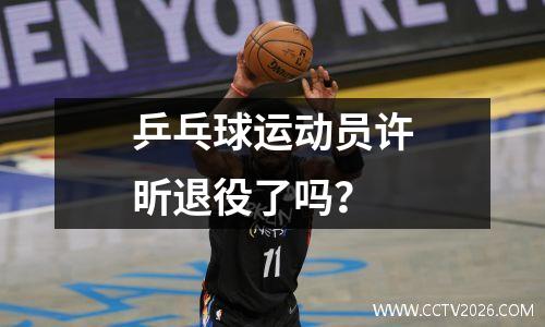 乒乓球运动员许昕退役了吗？