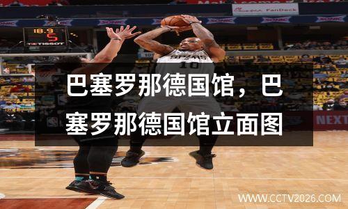 巴塞罗那德国馆，巴塞罗那德国馆立面图