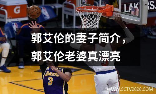郭艾伦的妻子简介，郭艾伦老婆真漂亮