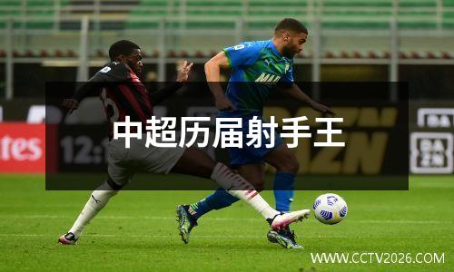 中超历届射手王