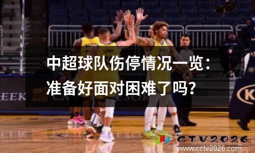 中超球队伤停情况一览：准备好面对困难了吗？
