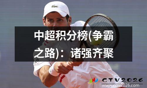 中超积分榜(争霸之路)：诸强齐聚