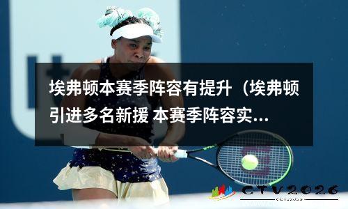 埃弗顿本赛季阵容有提升（埃弗顿引进多名新援 本赛季阵容实力大增）