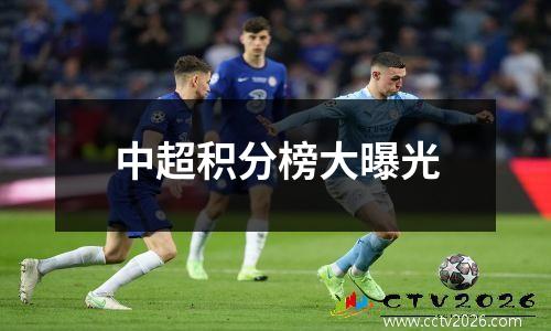 中超积分榜大曝光
