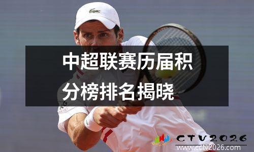 中超联赛历届积分榜排名揭晓