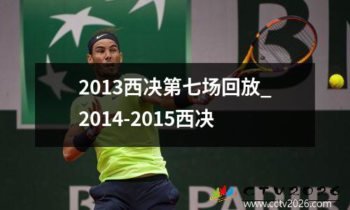 2013西决第七场回放_2014-2015西决