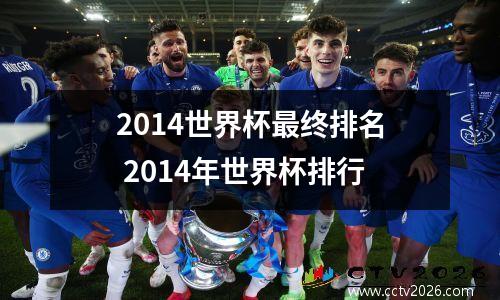 2014世界杯最终排名 2014年世界杯排行