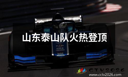 山东泰山队火热登顶