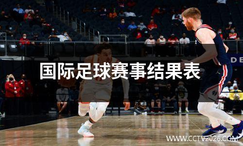 国际足球赛事结果表
