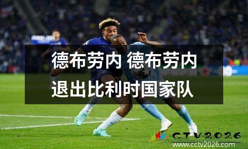 德布劳内 德布劳内退出比利时国家队