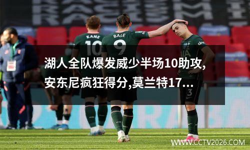 湖人全队爆发威少半场10助攻,安东尼疯狂得分,莫兰特17分吞苦果_百度知...