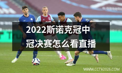 2022斯诺克冠中冠决赛怎么看直播