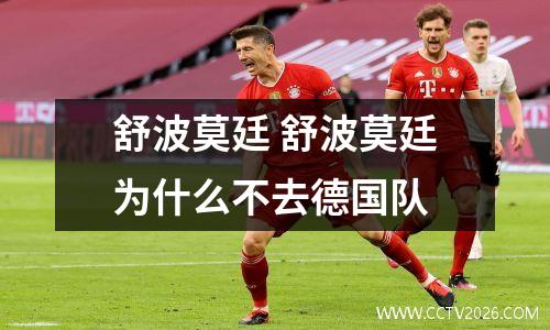 舒波莫廷 舒波莫廷为什么不去德国队