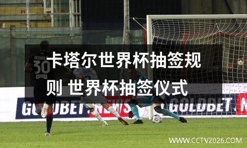 卡塔尔世界杯抽签规则 世界杯抽签仪式