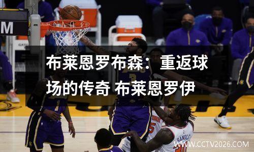 布莱恩罗布森：重返球场的传奇 布莱恩罗伊