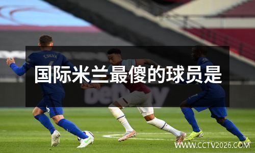 国际米兰最傻的球员是
