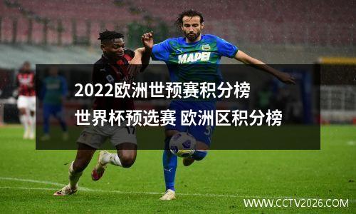 2022欧洲世预赛积分榜 世界杯预选赛 欧洲区积分榜