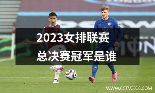 2023女排联赛总决赛冠军是谁