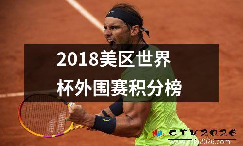 2018美区世界杯外围赛积分榜