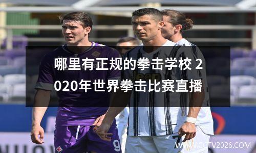哪里有正规的拳击学校 2020年世界拳击比赛直播