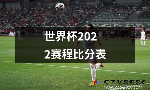世界杯2022赛程比分表