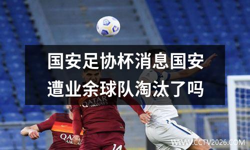 国安足协杯消息国安遭业余球队淘汰了吗