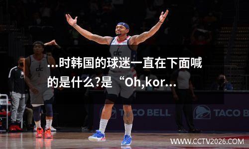 ...时韩国的球迷一直在下面喊的是什么?是“Oh,korea”还是“大韩民国... 韩国球队世界杯
