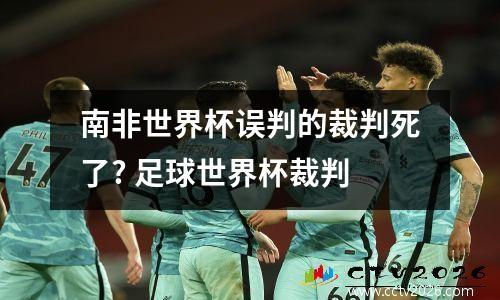 南非世界杯误判的裁判死了? 足球世界杯裁判