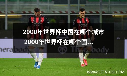 2000年世界杯中国在哪个城市 2000年世界杯在哪个国家