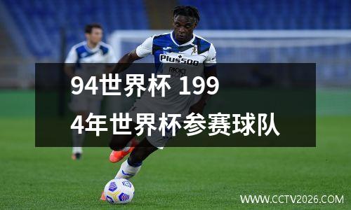 94世界杯 1994年世界杯参赛球队