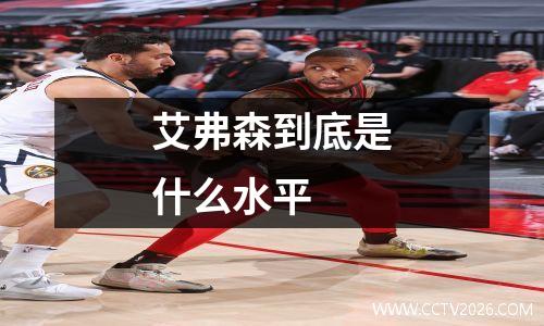 艾弗森到底是什么水平