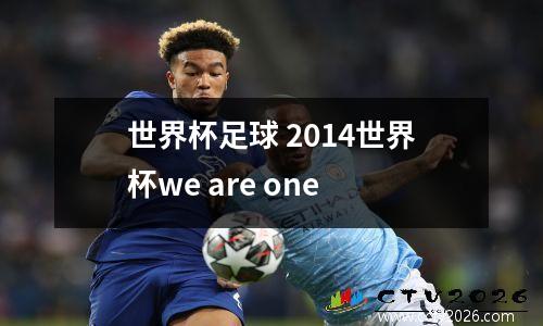 世界杯足球 2014世界杯we are one