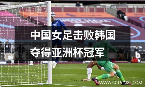 中国女足击败韩国夺得亚洲杯冠军