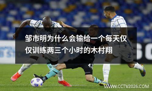 邹市明为什么会输给一个每天仅仅训练两三个小时的木村翔