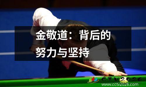 金敬道：背后的努力与坚持