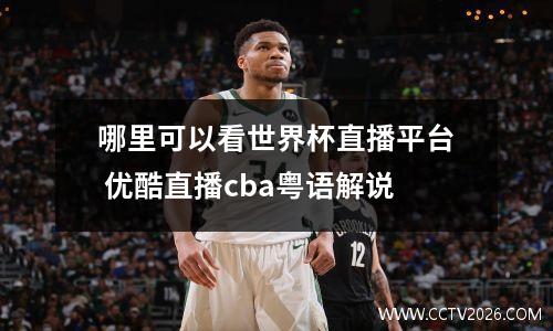 哪里可以看世界杯直播平台 优酷直播cba粤语解说